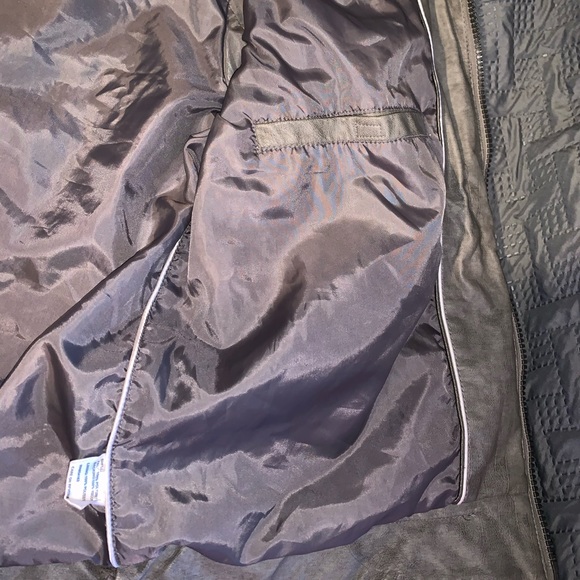 Calvin Klein faux leather jacket Men XL - Picture 4 of 8